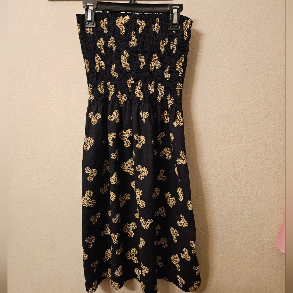Mickey Mouse Smocked Strapless Dress